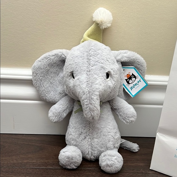 Jellycat Other - Retired Jellycat Jollipop Elephant Plush Stuffed Animal Lovey BNWT